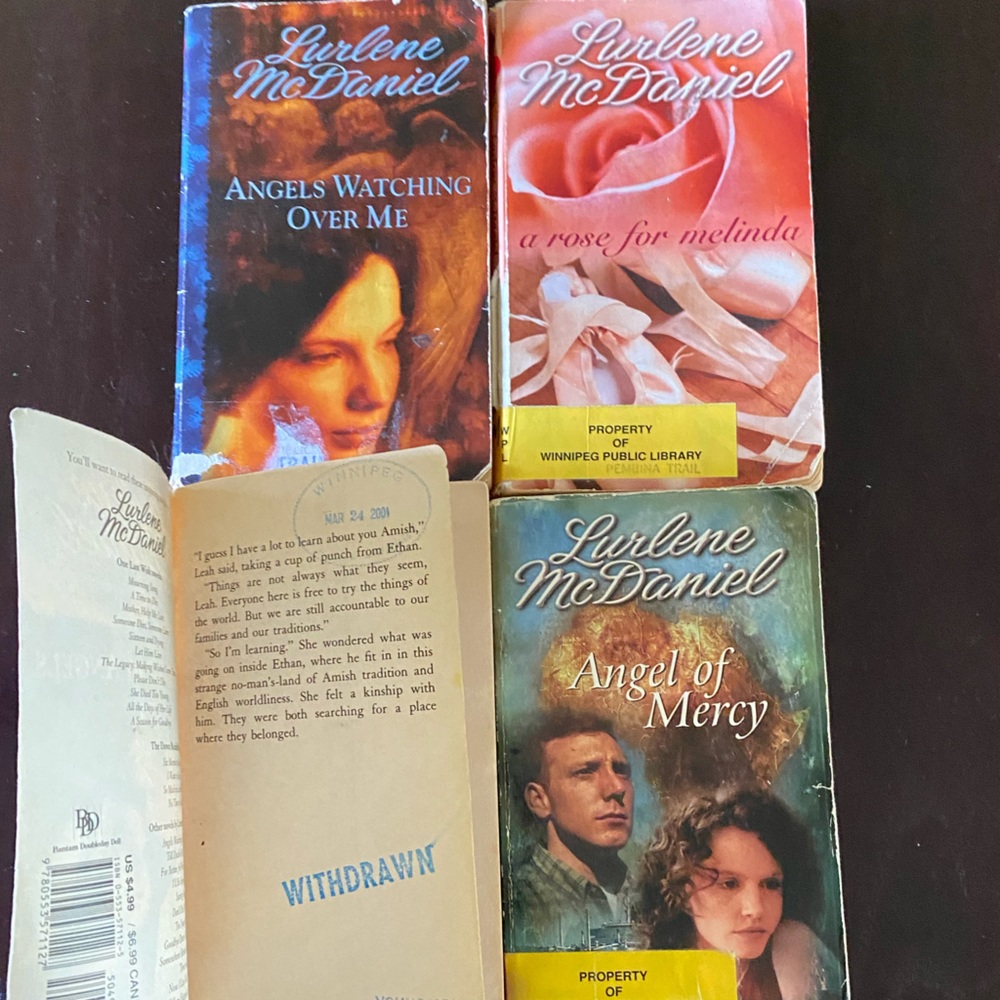 Withdrawn Lurlene McDaniel Books